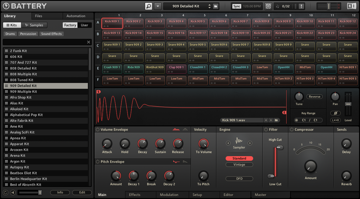 drum cutoff native instruments battery 4